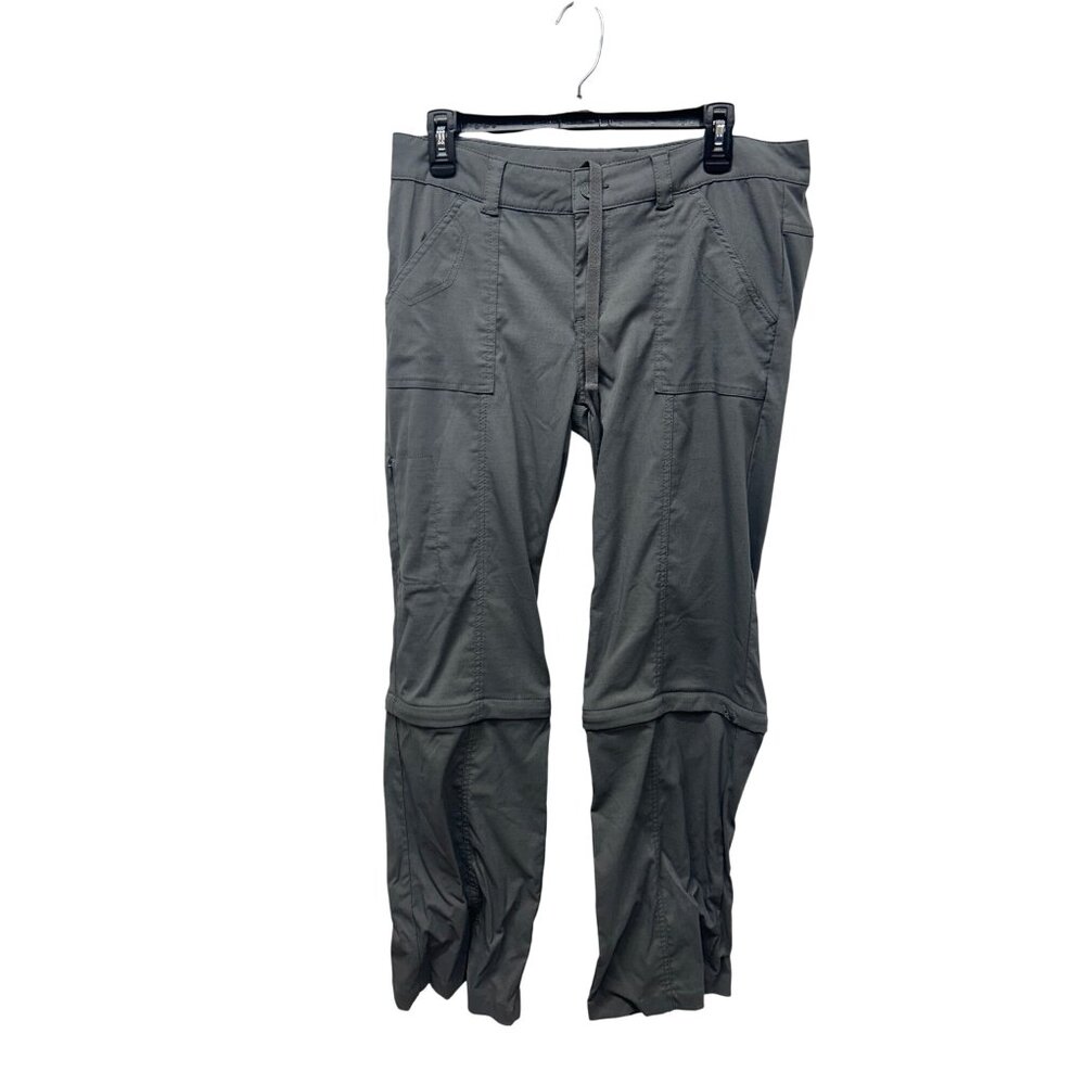 Prana Gray Convertible zip off Cargo Pants Size 12